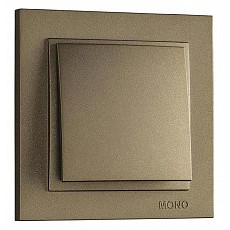 Выключатель одноклавишный mono electric despina 102-232325-100